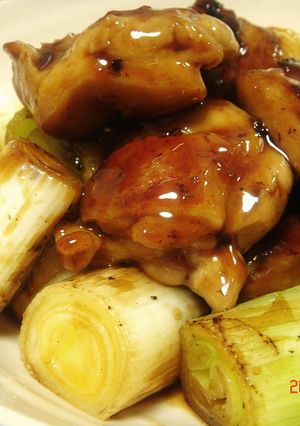 市販のたれで☆長ネギと鶏肉のテリテリ-レシピのメイン写真