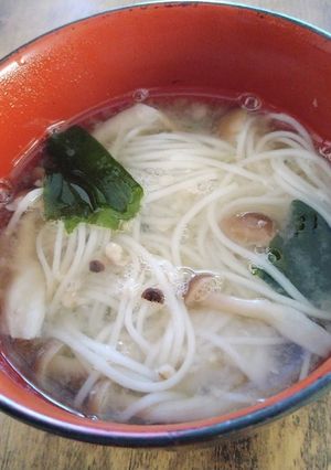 お味噌汁の入麺-レシピのメイン写真