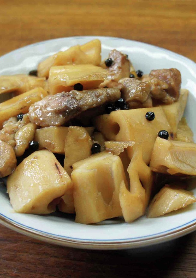 蓮根と鶏肉の生胡椒煮込み-レシピのメイン写真