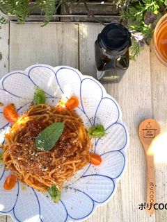 ポリ袋で湯煎 防災『基本の節水パスタ』-レシピのメイン写真