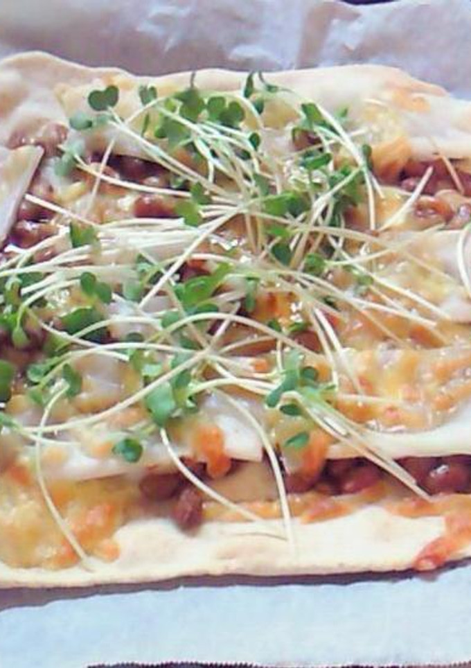 和風★彡 納豆もちピザ-レシピのメイン写真