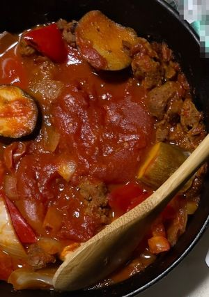 簡単！大豆ミートでラタトゥイユ♪ニトスキ-レシピのメイン写真