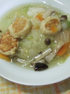 鶏つくね入りヘルシー中華丼-レシピのメイン写真