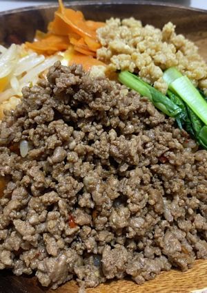合挽き肉deキンパ風ご飯！-レシピのメイン写真