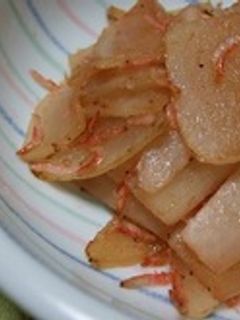 大根と桜エビの炒め物-レシピのメイン写真
