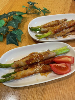 アスパラと豚モモ肉の 生姜焼き風-レシピのメイン写真