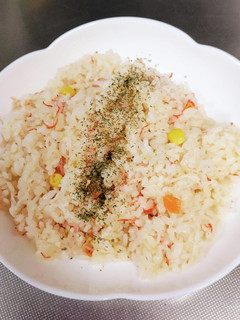 炊飯器でカニピラフ(風)-レシピのメイン写真