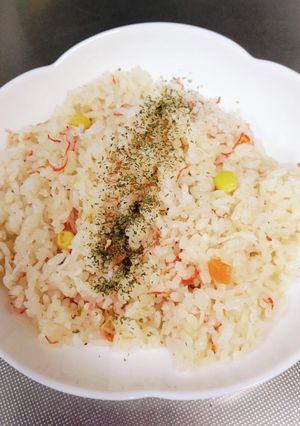 炊飯器でカニピラフ(風)-レシピのメイン写真
