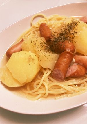 ほっこり！ジャーマンポテトスープパスタ-レシピのメイン写真