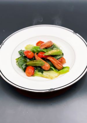 簡単！ヘルシー！ウィンナーと野菜炒め-レシピのメイン写真