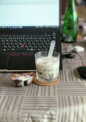 蒟蒻畑コーヒー味でドロリッチ風ドリンク-レシピのメイン写真
