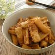 ちくわとレンコンのごま味噌炒め