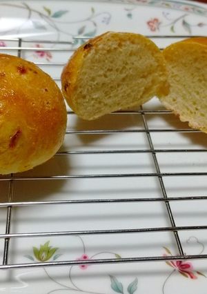 砂糖・オイル不使用 オニオン丸パン-レシピのメイン写真
