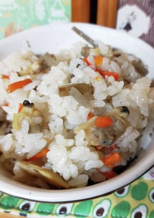 簡単！業スー冷凍あさりで　あさりご飯-レシピのメイン写真