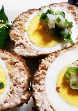 お年寄り絶賛シリーズ☆茹で卵肉巻き揚げ☆-レシピのメイン写真