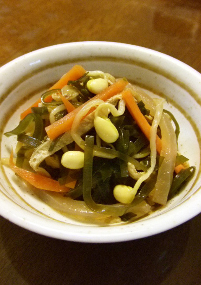 切り昆布と豆もやしの炒め物-レシピのメイン写真