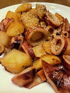 イカとじゃがいものガーリックバター焼き-レシピのメイン写真
