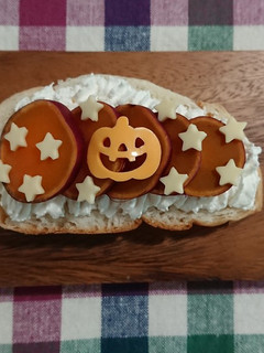 ハロウィン⭐オープンサンド-レシピのメイン写真