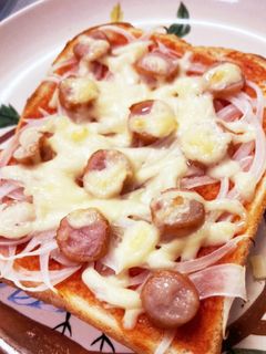 簡単ピザトースト-レシピのメイン写真