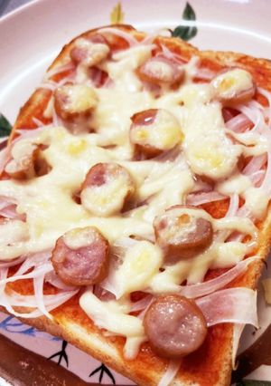 簡単ピザトースト-レシピのメイン写真