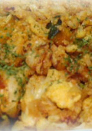 カレー味☆カリフラワーとかぼチャーハン☆-レシピのメイン写真