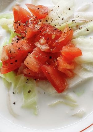 キャベツたっぷり・ミルクベーコンうどん-レシピのメイン写真