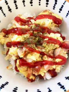 時短オムライス(オム丼)-レシピのメイン写真