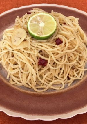 簡単♡週末ニンニクたっぷりペペロンチーノ-レシピのメイン写真