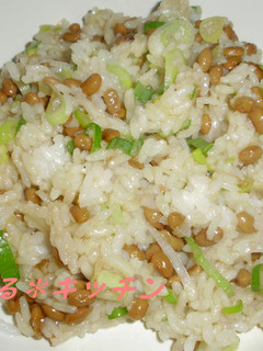 パパっとなっとうチャーハン-レシピのメイン写真