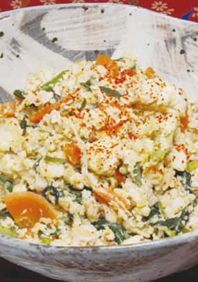 小松菜の炒り豆腐-レシピのメイン写真
