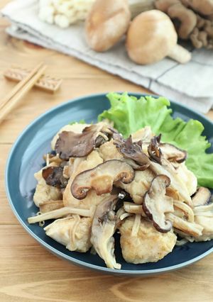 きのこたっぷりハニーバターチキン-レシピのメイン写真