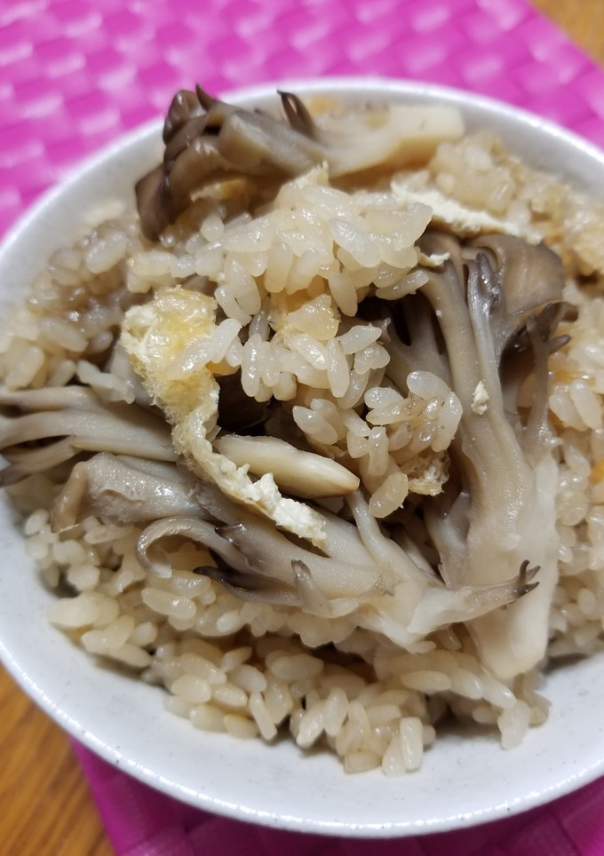 舞茸の風味を楽しむ♪舞茸の炊き込みご飯-レシピのメイン写真