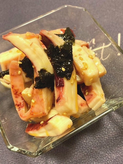 【簡単】ピリ辛イカメンマ-レシピのメイン写真