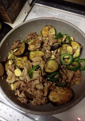 豚肉、真菰、野菜の炒め物-レシピのメイン写真