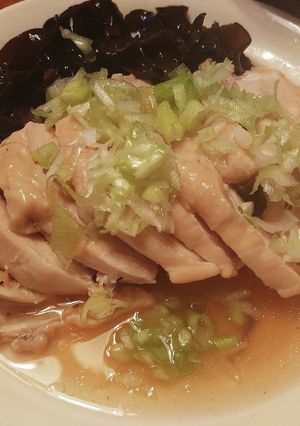 蒸し鶏-レシピのメイン写真