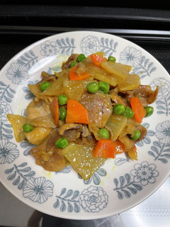 豚肉と大根のカレー炒め-レシピのメイン写真