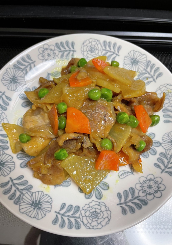 豚肉と大根のカレー炒め-レシピのメイン写真