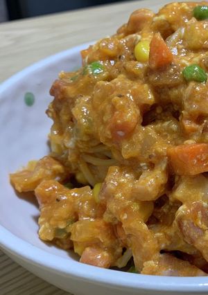 オムライス風スパゲッティ-レシピのメイン写真
