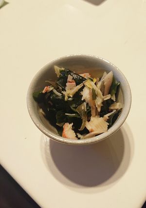 わかめとカニカマのぽん酢和え。-レシピのメイン写真