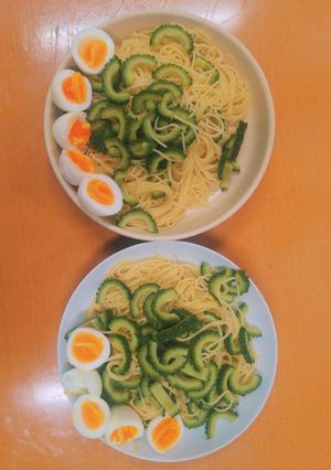 ゴーヤパスタ-レシピのメイン写真