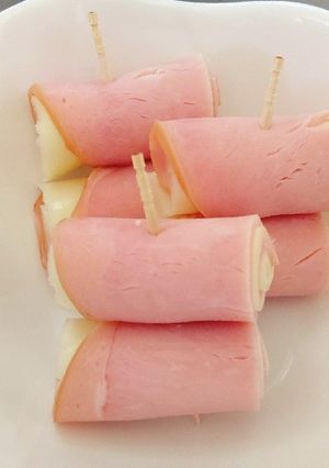 くるくるハムチーズ巻-レシピのメイン写真