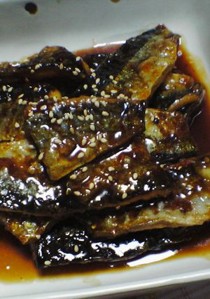 ☆韓国風秋刀魚の蒲焼き☆-レシピのメイン写真