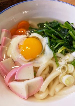 月見うどん-レシピのメイン写真