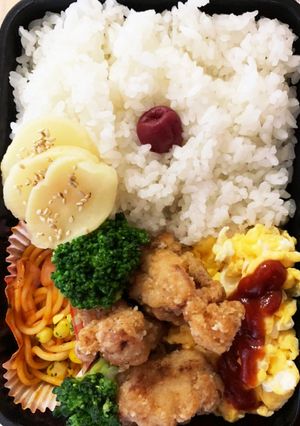 糖尿旦那唐揚げ弁当-レシピのメイン写真
