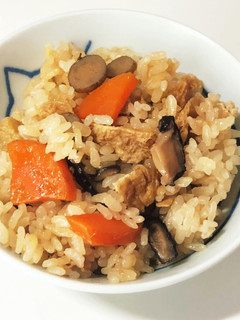 我が家の炊き込みご飯(味濃いめ)-レシピのメイン写真