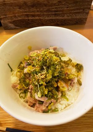 ☆簡単☆ ネギ塩豚レモン丼-レシピのメイン写真
