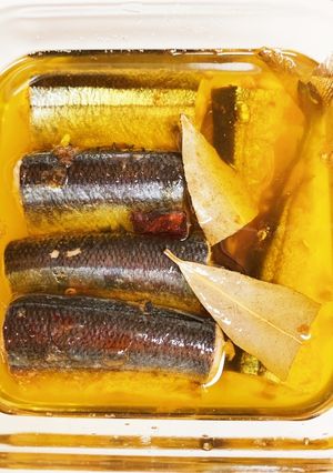 骨まで美味しいサンマのコンフィ-レシピのメイン写真