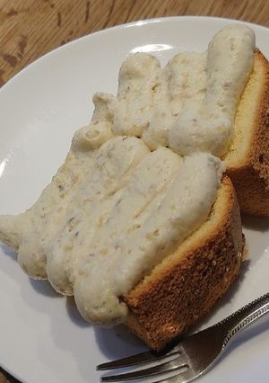 モンブランシフォンケーキ-レシピのメイン写真