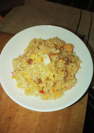 プチッと鍋で海鮮炒飯-レシピのメイン写真