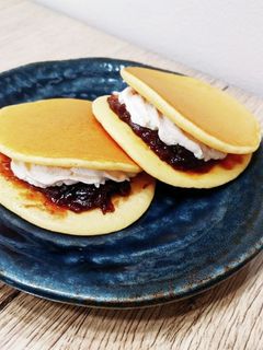 ☆超簡単生クリーム入りどら焼き☆-レシピのメイン写真